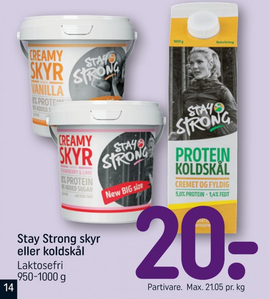 Stay Strong, Protein Skyrdrik Koldskål