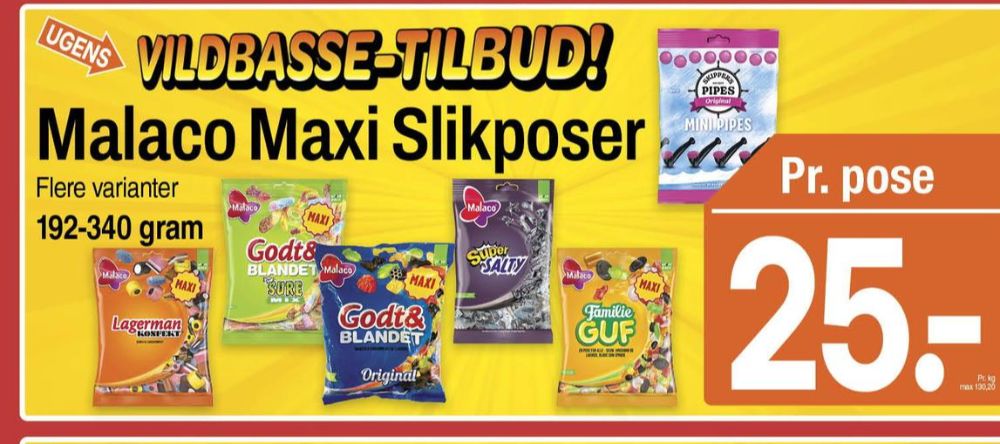 Malaco Familie Guf, Slikposer