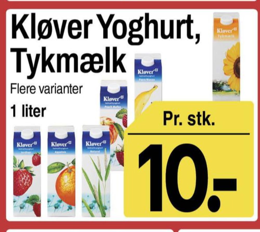 Kløver, Jordbær Yoghurt 