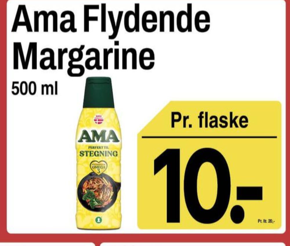 Ama, Margarine - flydende original