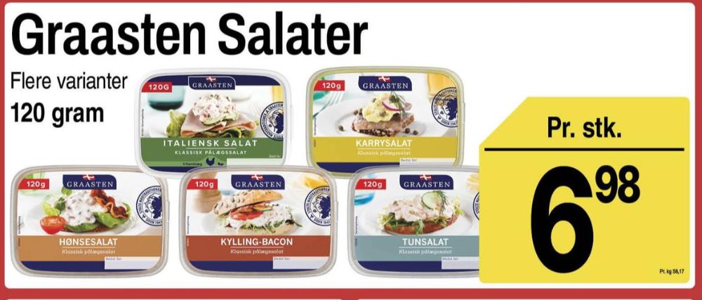 Graasten, Kylling & Baconsalat