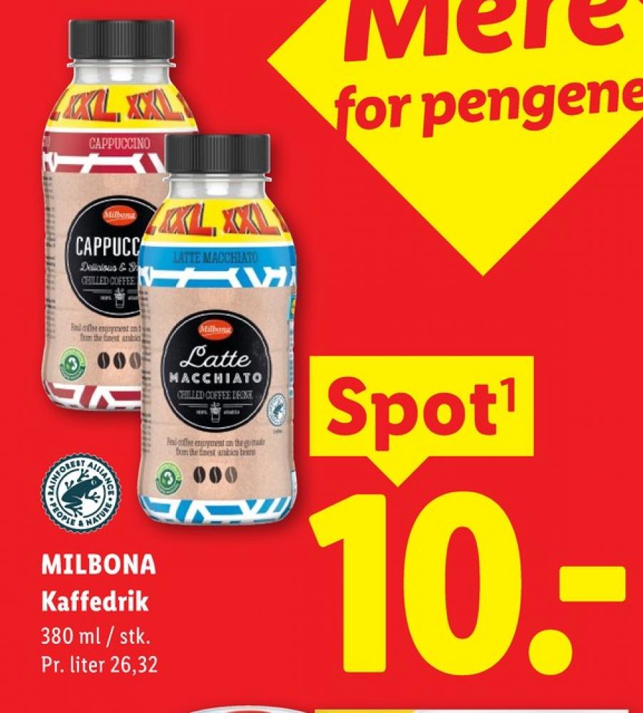 Milbona, Iskaffe