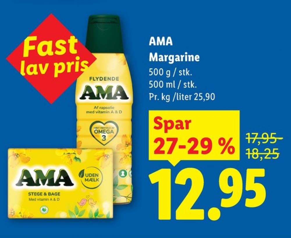 Ama, Margarine - flydende original