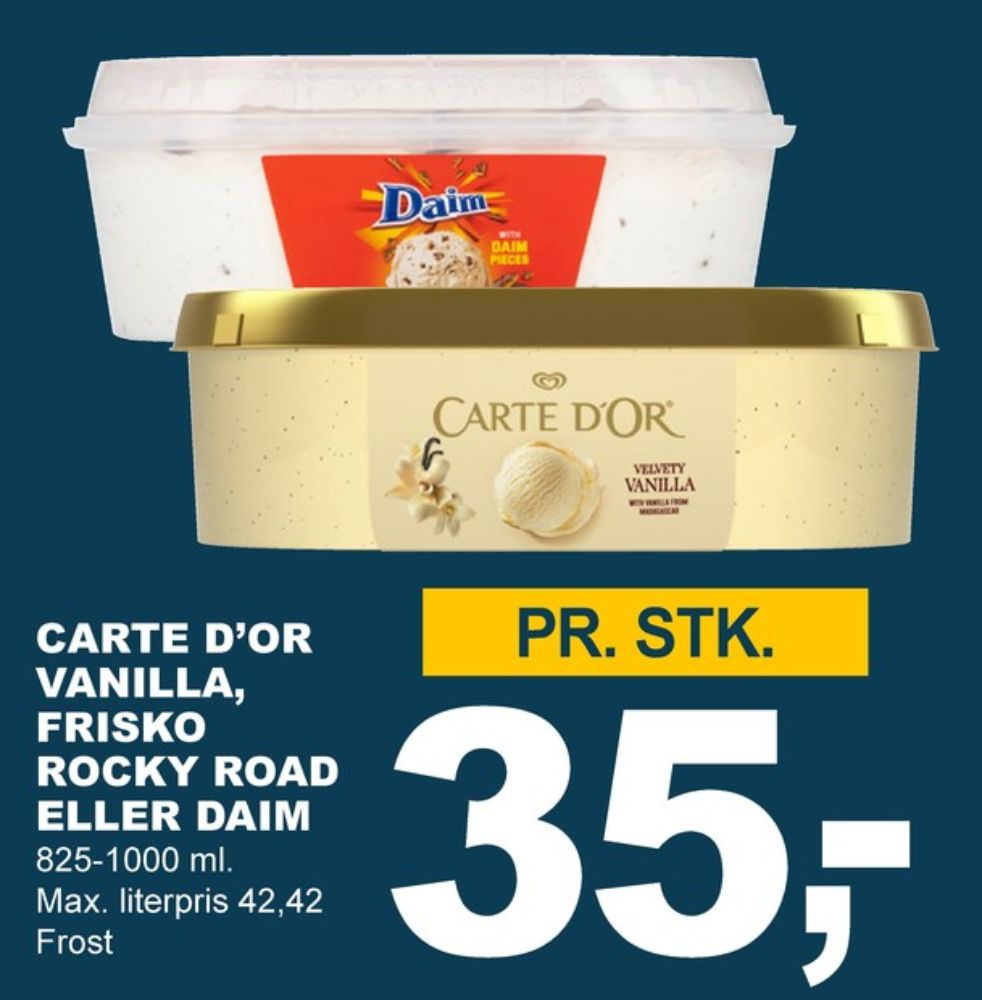 Carte d'Or Les Classiques, Vanilla Is