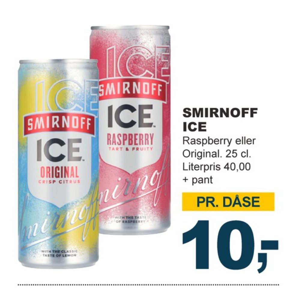 Smirnoff Ice Original, Original RTD