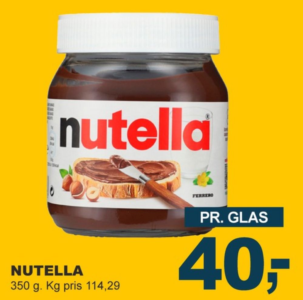 Nutella, Smørepålæg