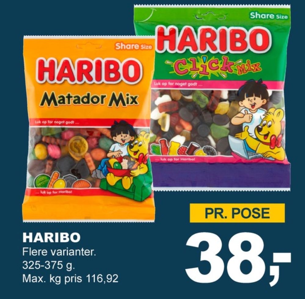 Haribo Click Mix Sour, Slikposer