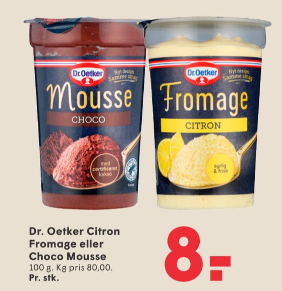 Dr Oetker, Chokolademousse