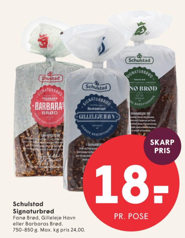 Schulstad Signaturbrød Barbaras, Rugbrødsskiver