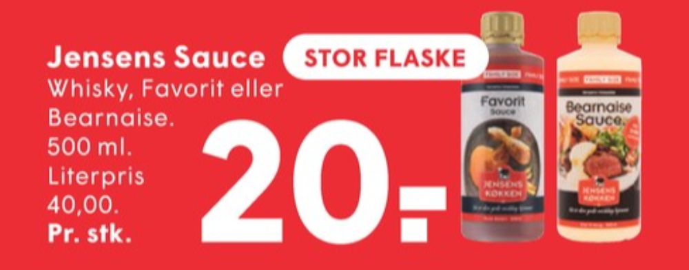Jensens Køkken, Whisky Sauce