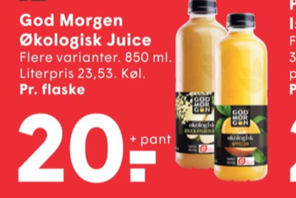 GodMorgen, Appelsin Nektar Juice