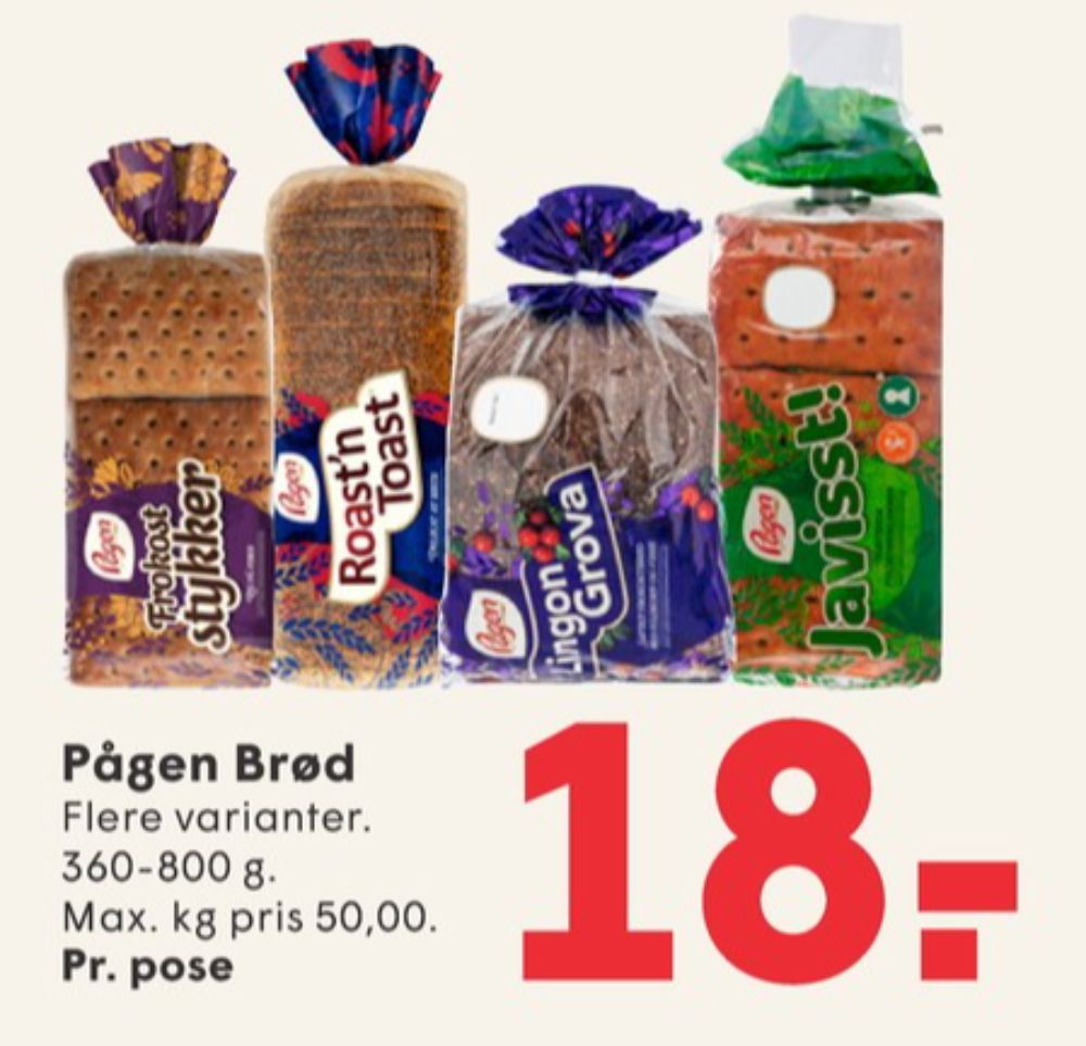 Pågen Javisst, Boller