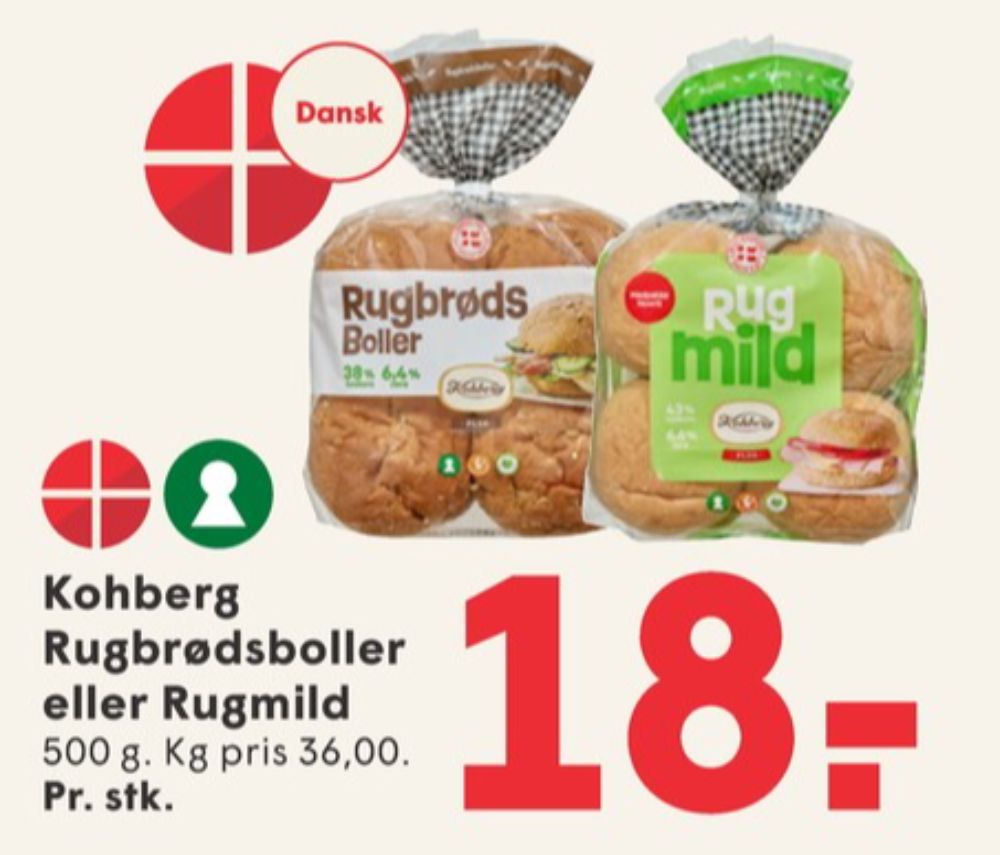 Kohberg, Rugbrødsboller