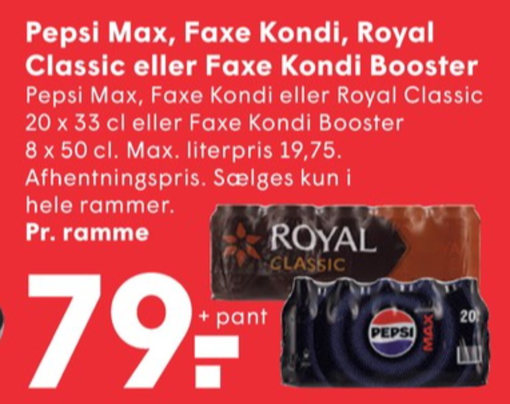 Pepsi Max, Cola 20 pk