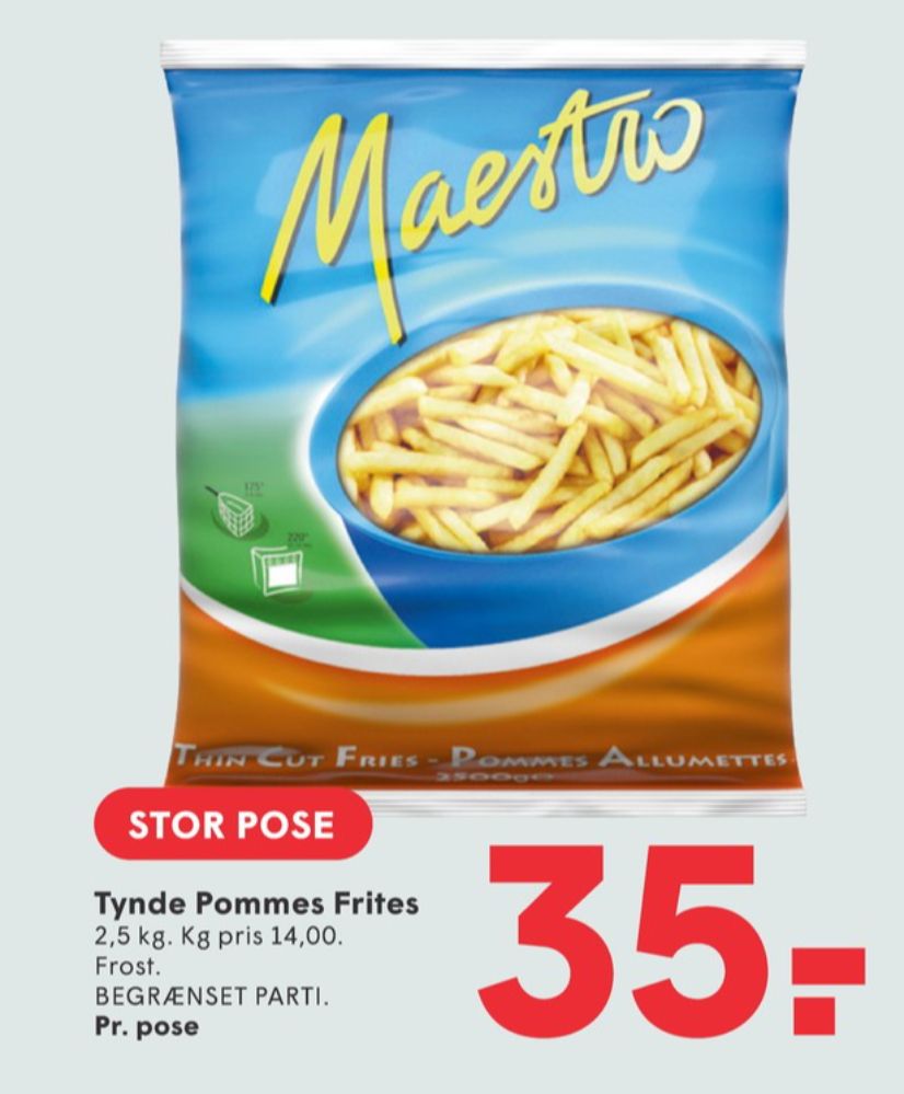 Maestro, Tynde Pommes Frites