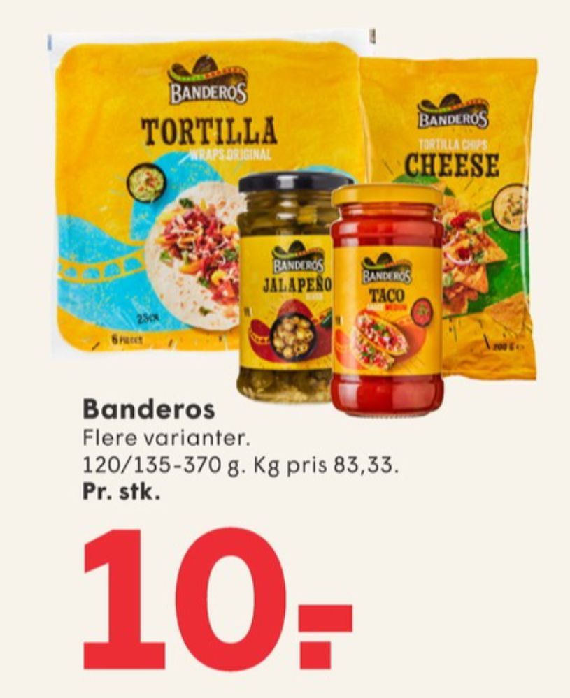 Banderos, Tortillawraps 6 Wraps
