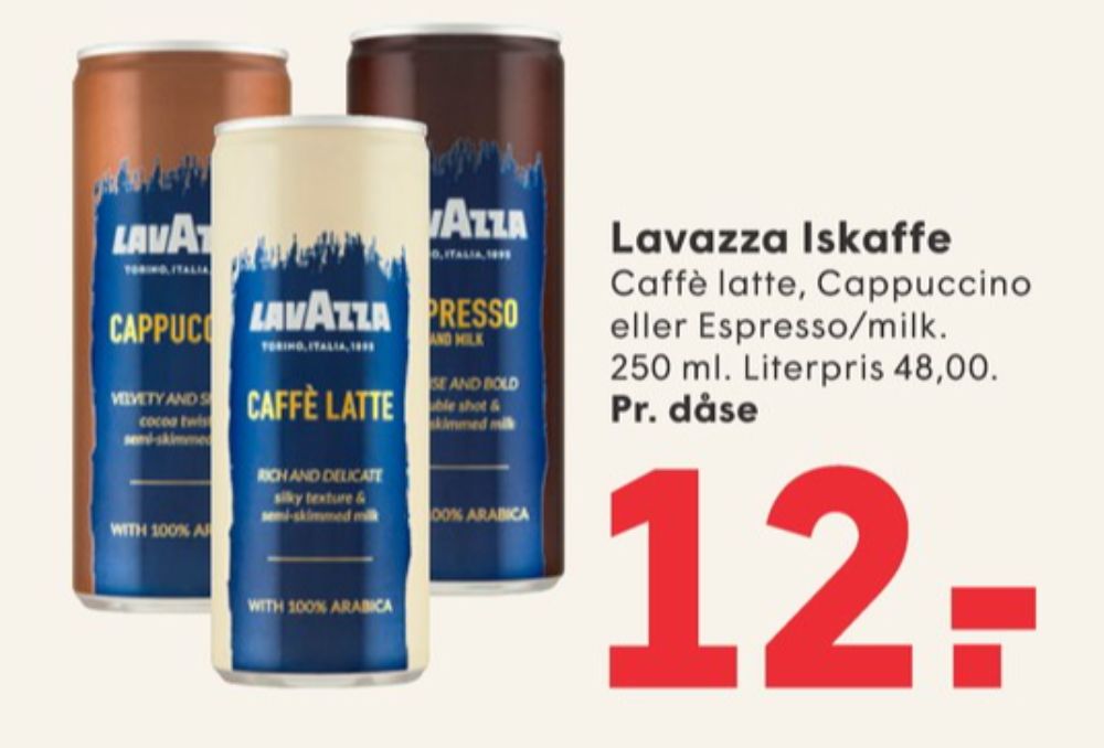 LavAzza, Iskaffe
