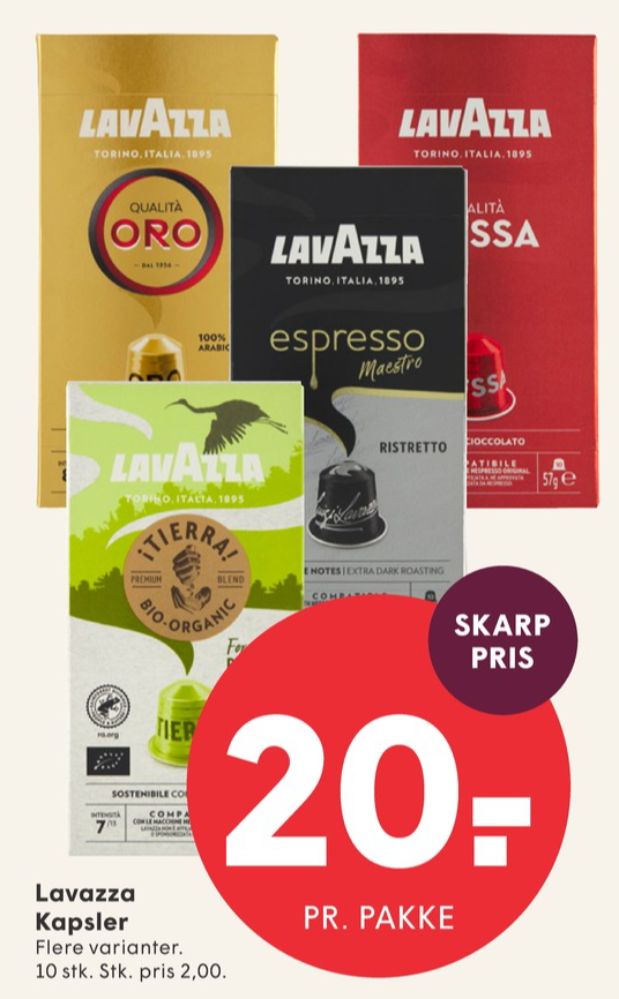 LavAzza Espresso Maestro Ristretto, Kaffekapsler