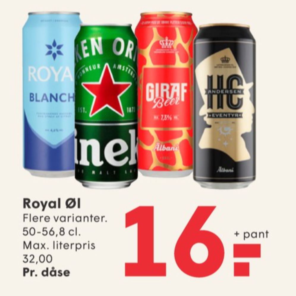 Heineken, Øl