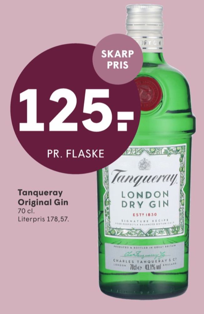 Tanqueray London Dry, Gin