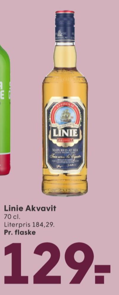 Linie Aquavit, Akvavit