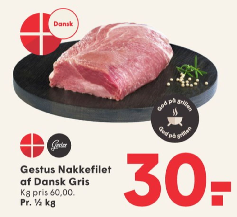 Gestus, Nakkefilet