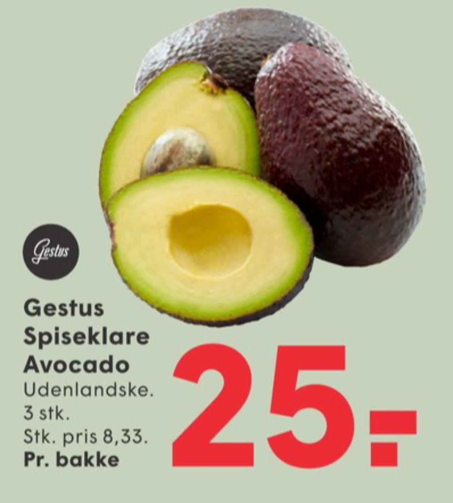 Gestus, Avocado