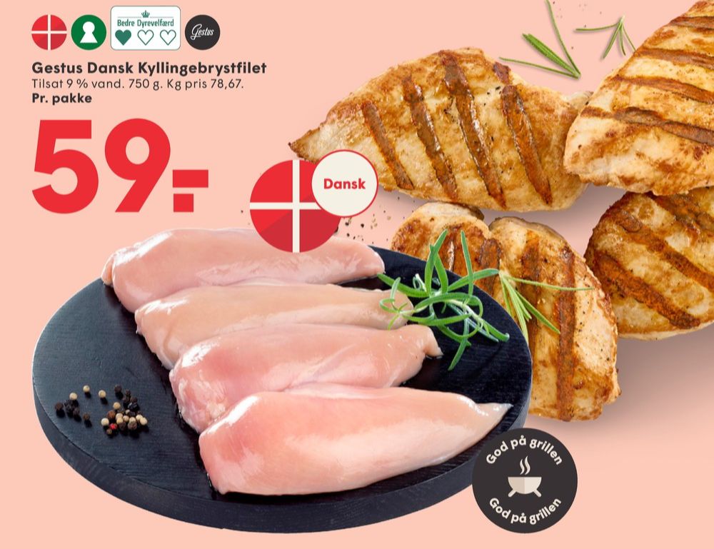 Gestus, Kyllingebrystfilet