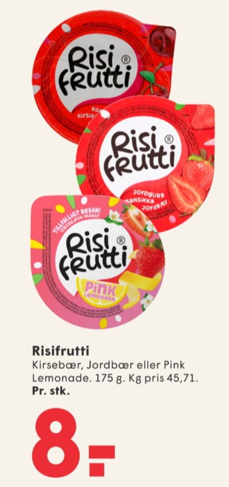 RisiFrutti, Risdessert Pink Lemonade