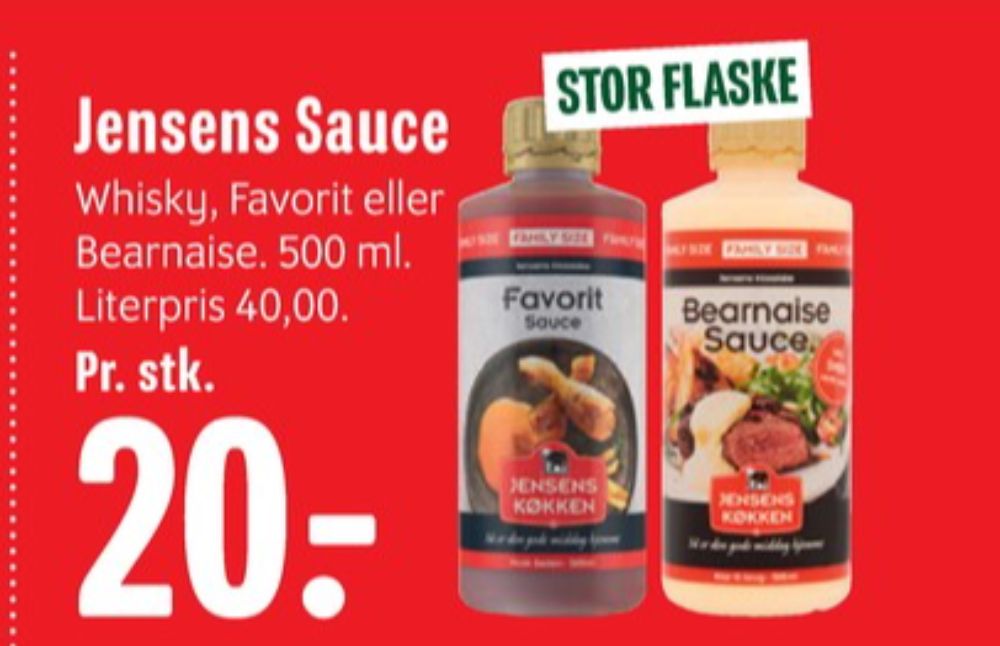 Jensens Køkken, Whisky Sauce