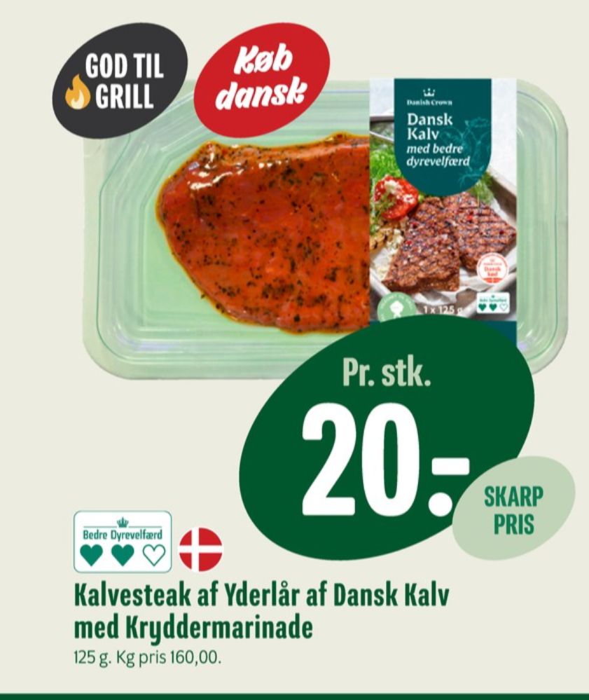 Danish Crown, Kalvesteaks