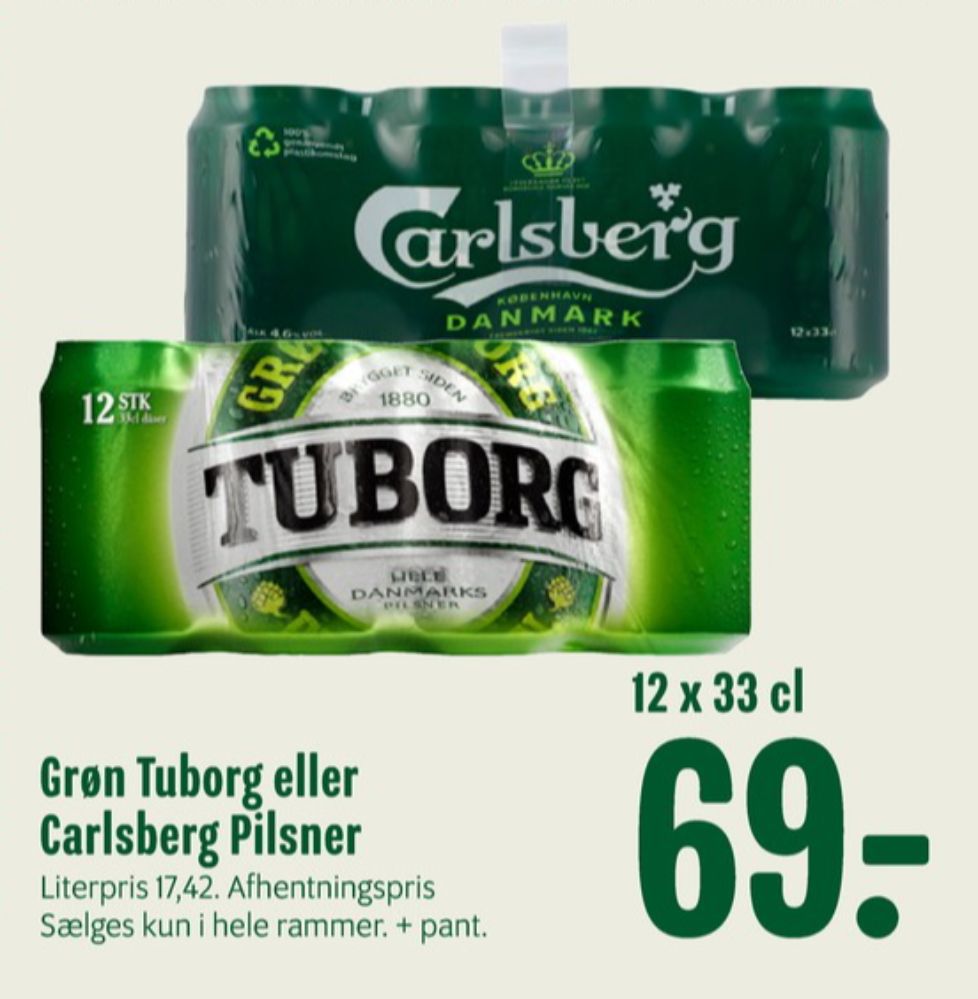 Carlsberg Pilsner, Øl 12 pk.