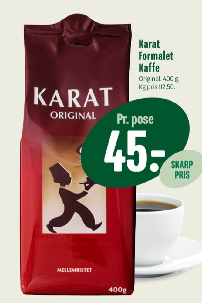 Karat Original, Kaffe Formalet