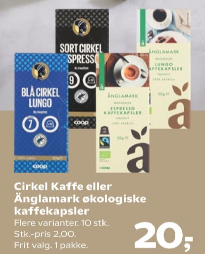 Änglamark Espresso, Kaffekapsler
