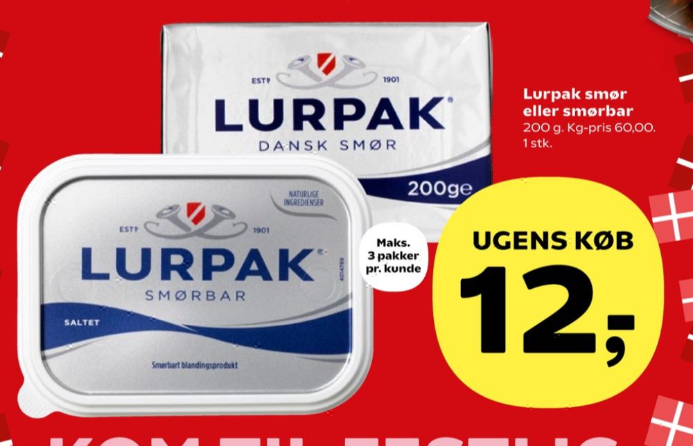 Lurpak, Smør