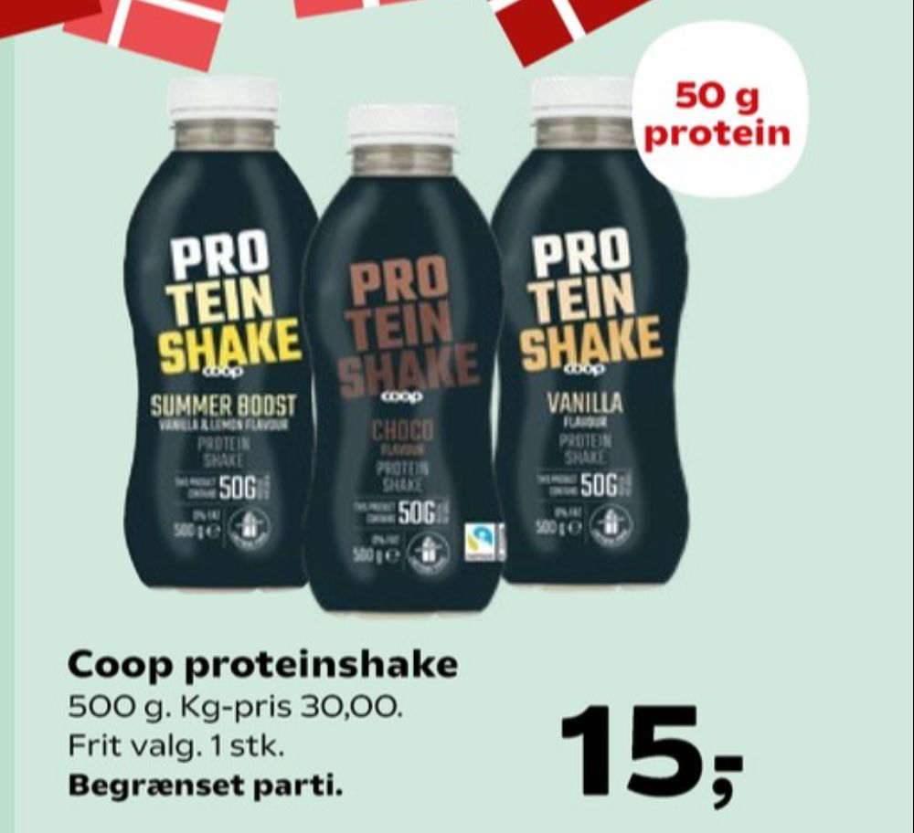 Coop, Protein Shake Vanilje