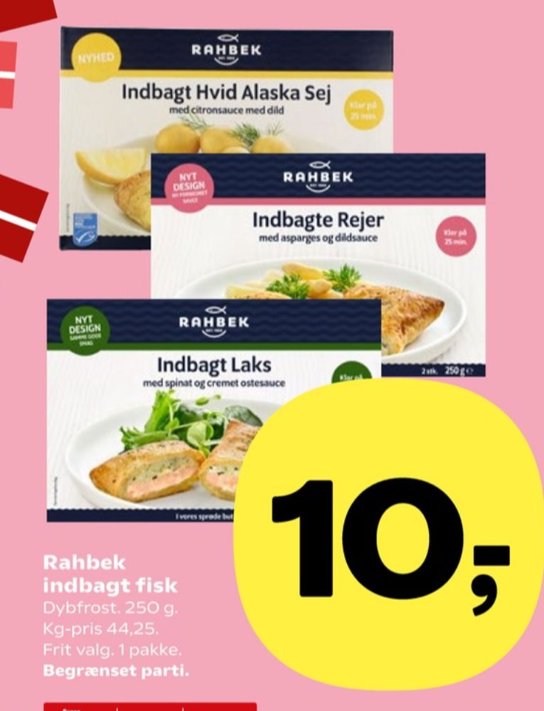 Rahbek, Indbagte Rejer med Asparges og Dildsauce
