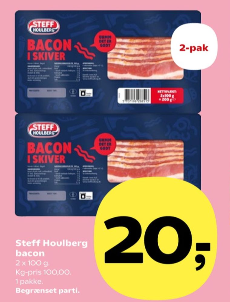 Steff Houlberg, Baconskiver
