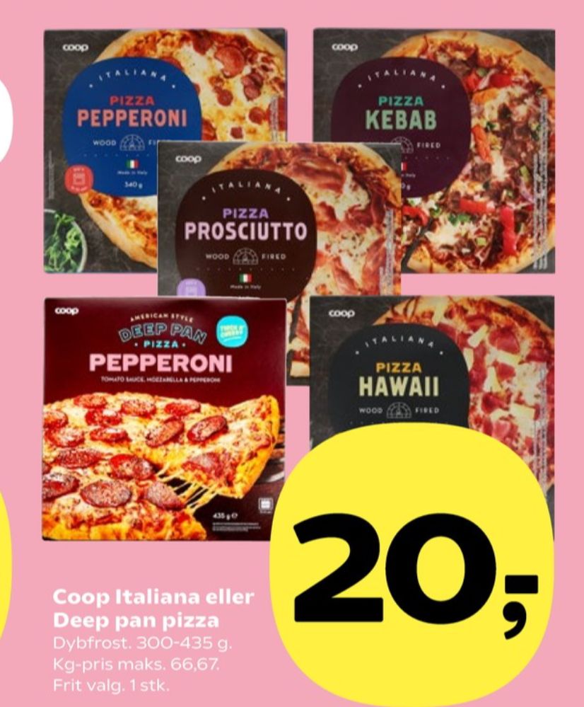 Coop, Pizza Kebab