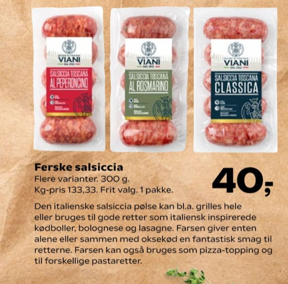 Viani, Salsiccia Toscana Al Peperoncino
