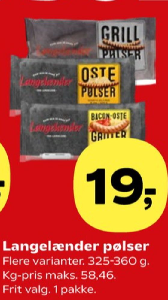 Langelænder, Bacon-Oste Griller