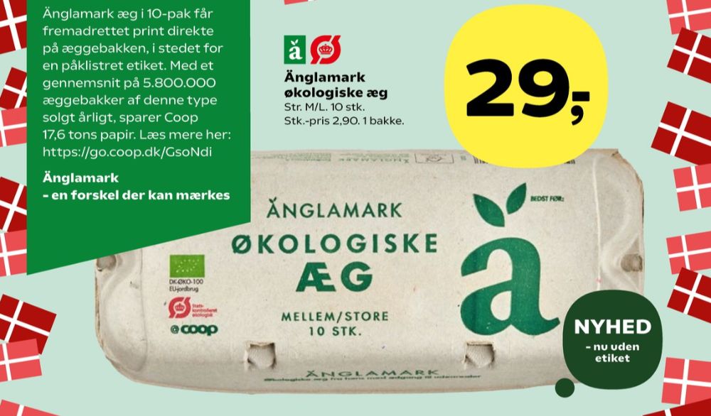 Änglamark, Økologiske æg M/L