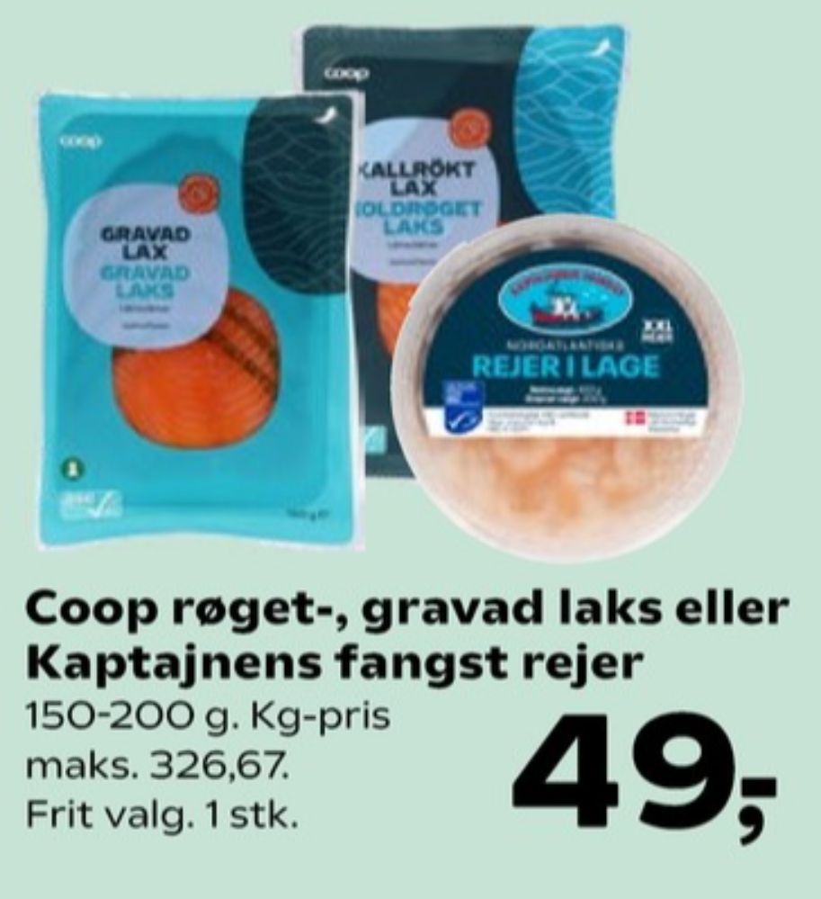 Coop, Laks i skiver