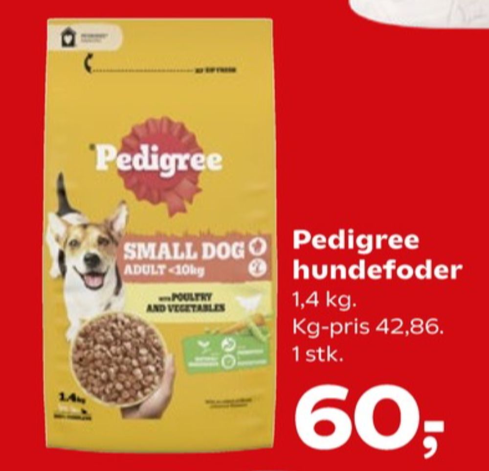 Pedigree, Hundefoder