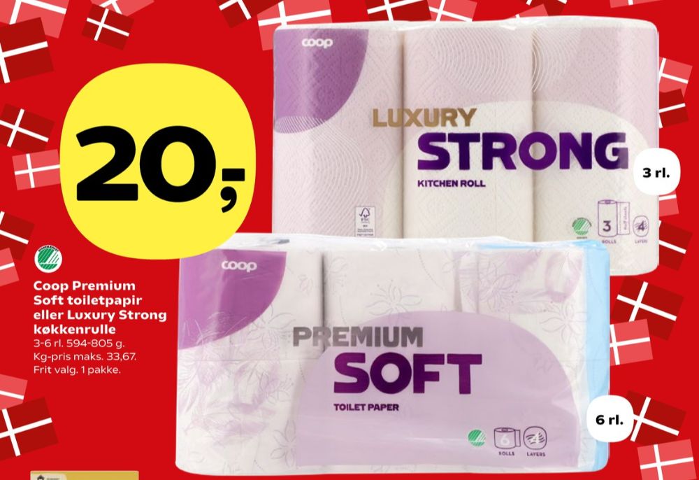 Coop Premium Soft, Toiletpapir