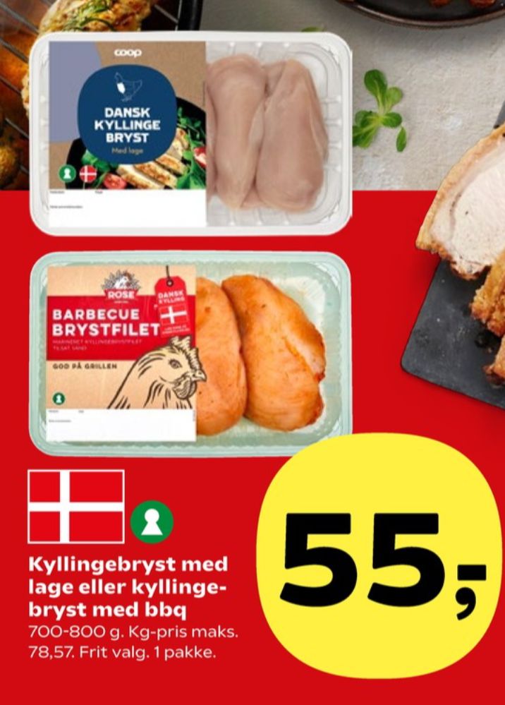 Rose, Kyllingebrystfilet