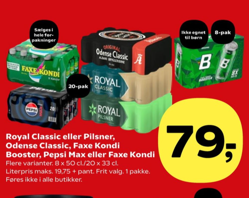 Royal Pilsner, Øl 20 pk.
