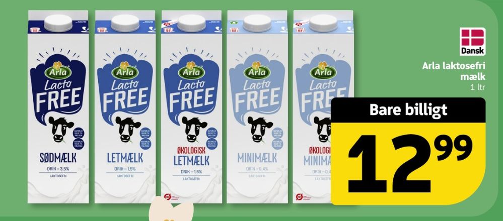 Arla Lacto FREE, Letmælk