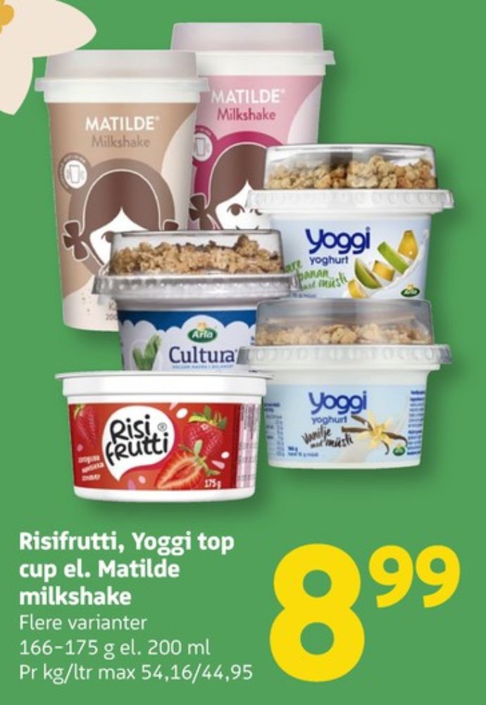 RisiFrutti, Risdessert Jordbær