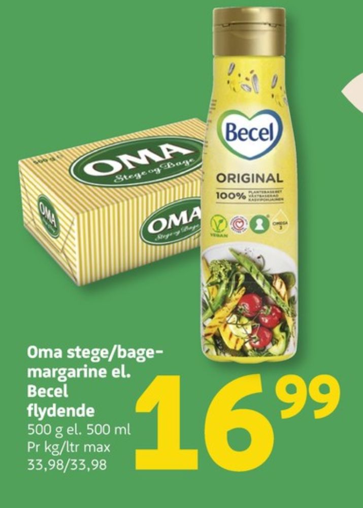 Becel, Margarine - flydende original